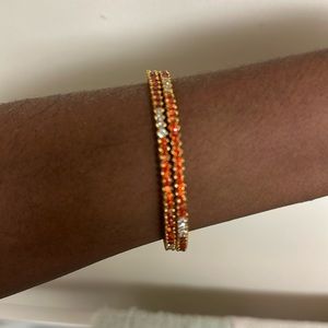 Gold and Red Plated Bangles size 2.6
